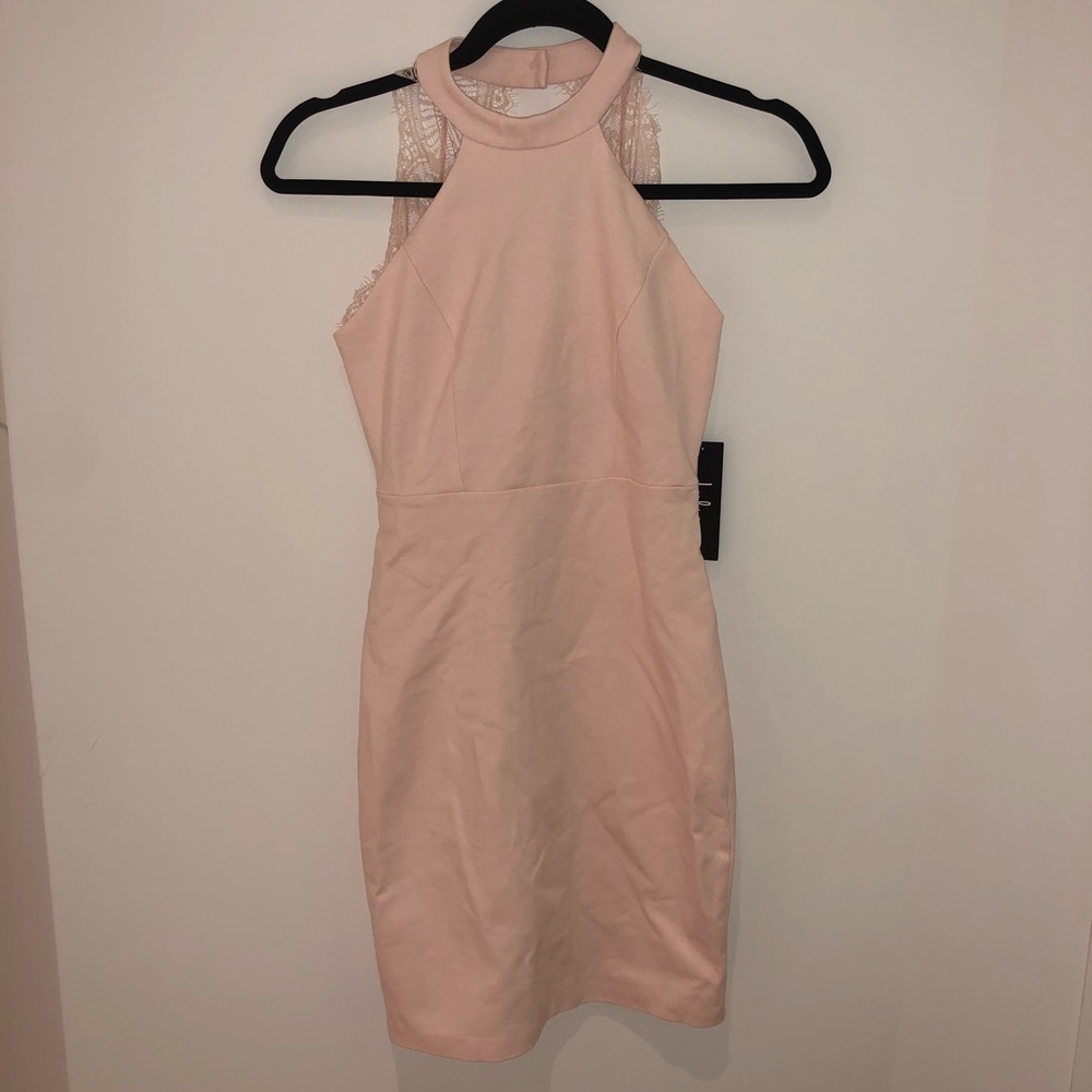 Cute cocktail pink dress